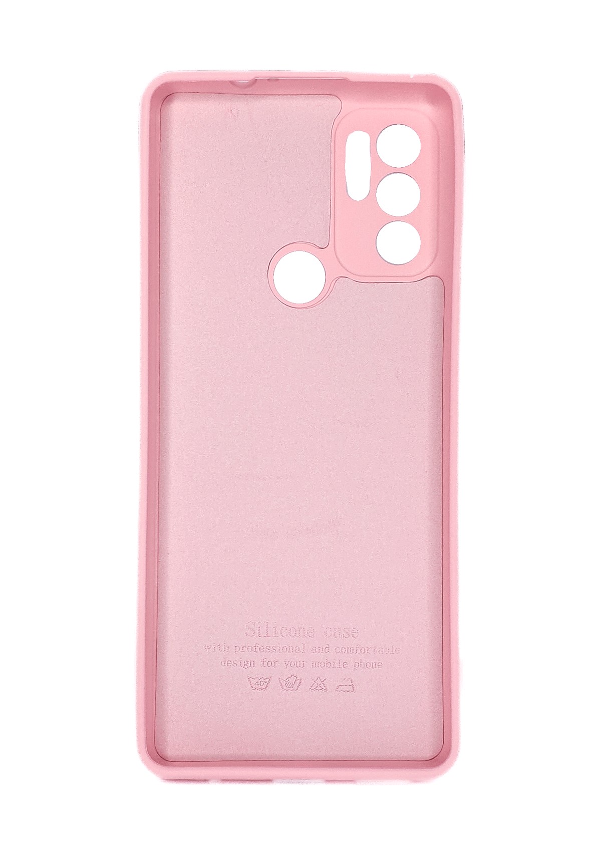 Protectores para celular  para Motorola  Moto G60s Funda de silicona con felpa Rosa